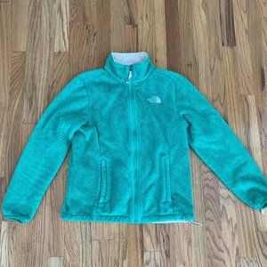 North Face fuzzy fleece jacket - M